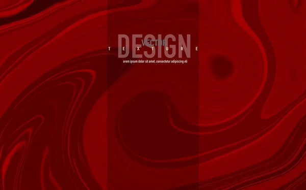 Abstract Rood Gemarmerd Oppervlak Schildert Golven Dwarrelt Textuur Trendy Achtergrond — Stockvector