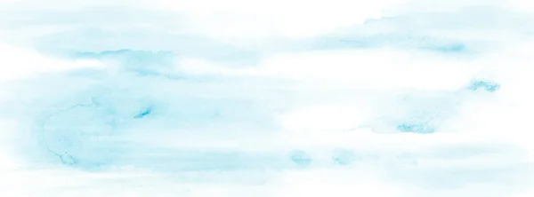 Aquarelle Abstraite Bleu Clair Pour Fond Tache Vecteur Artistique Utilisé — Image vectorielle