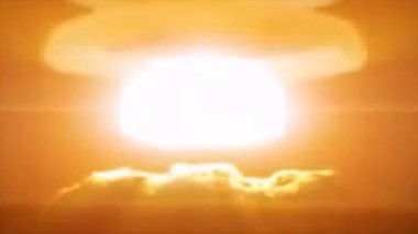 Büyük nükleer patlama.