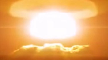 Büyük nükleer patlama.