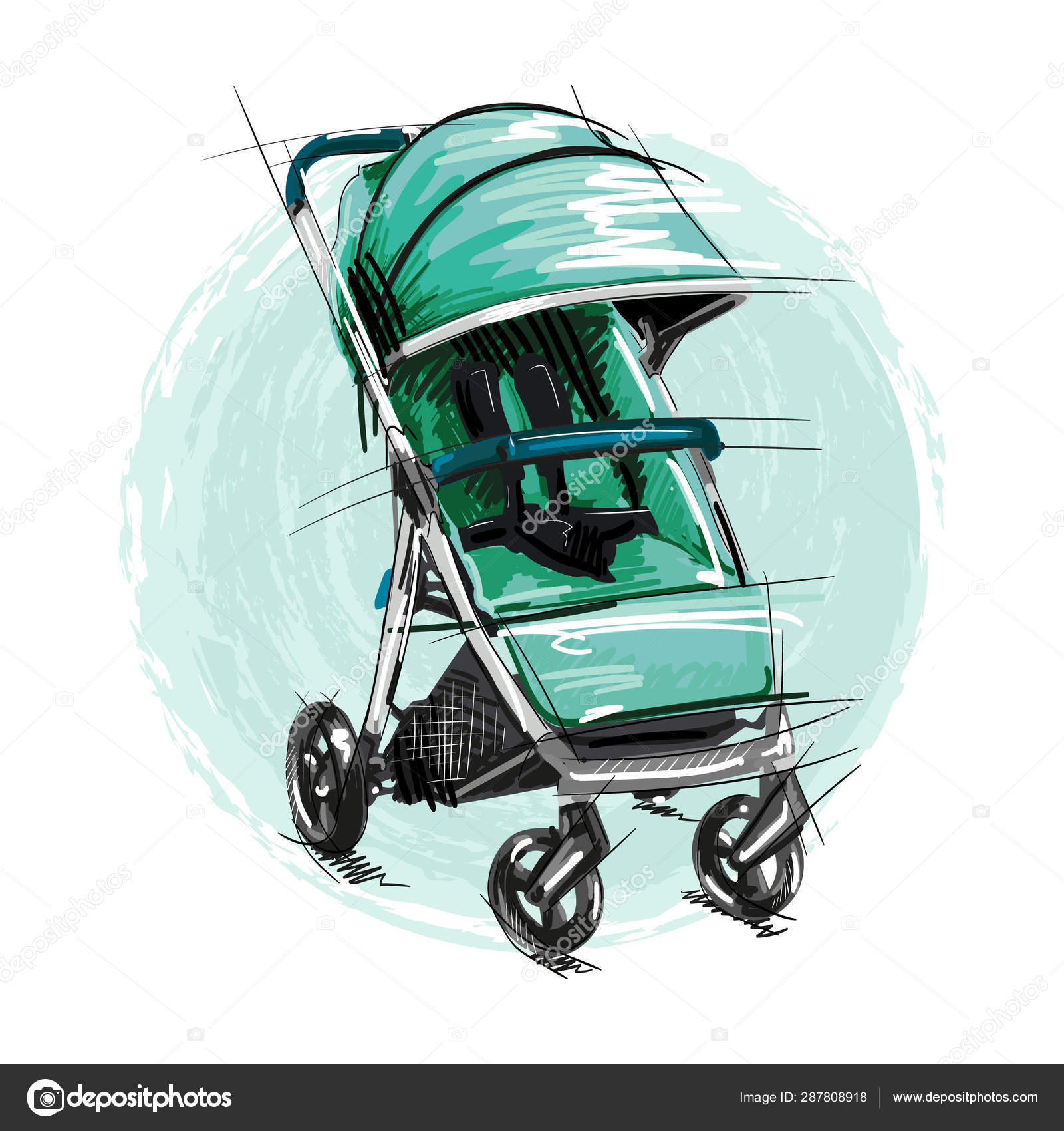 rickshaw baby stroller