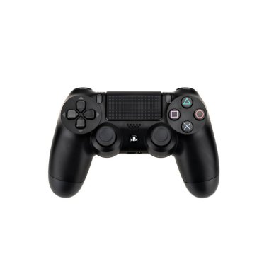 Bangkok, Tayland - Eyl 30, 2018: beyaz zemin üzerine izole Sony Playstation 4 Dualshock 4 radyo murakıp. Açıklayıcı editoryal içerik