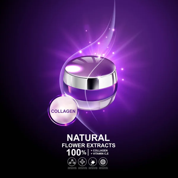 Colágeno Soro Vitamina Concept Skin Care Cosmetic — Fotografia de Stock