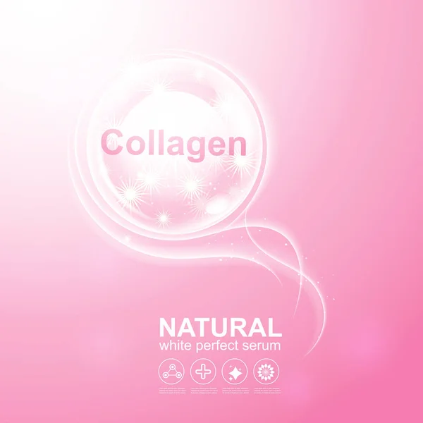 Colágeno Soro Vitamina Concept Skin Care Cosmetic — Fotografia de Stock