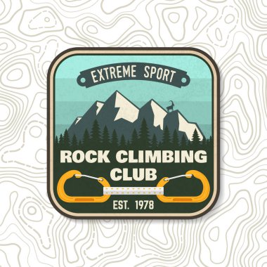 Vintage tipografi tasarım kent ile kapı kilitleme çantanıza için cıvata, keçi ve dağ siluet