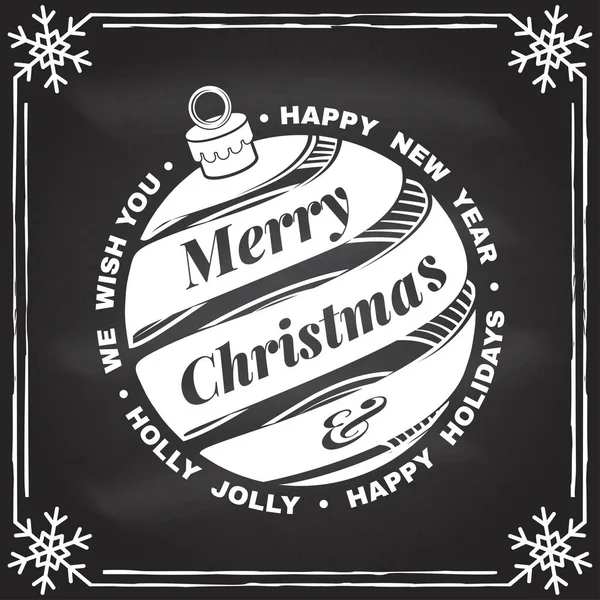 Desejamos-lhe um Feliz Natal e Feliz Ano Novo, conjunto de adesivos com sino de Natal. Ilustração vetorial . —  Vetores de Stock