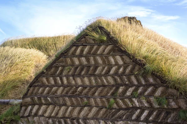 Vista de un pueblo antiguo y tradicional en Islandia —  Fotos de Stock