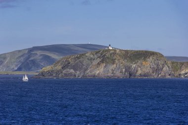 View of the Shetland islands, Atlantic Ocean clipart