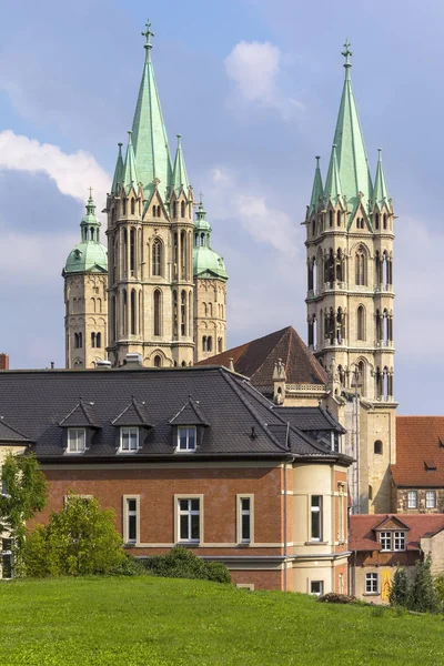 Naumburg es una ciudad del distrito de Burgenlandkreis, Alemania. — Foto de Stock
