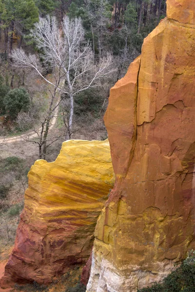 Roussillon, a french village in the Provence. Famous for the och