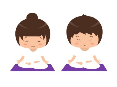 İki kişi yoga yapmak