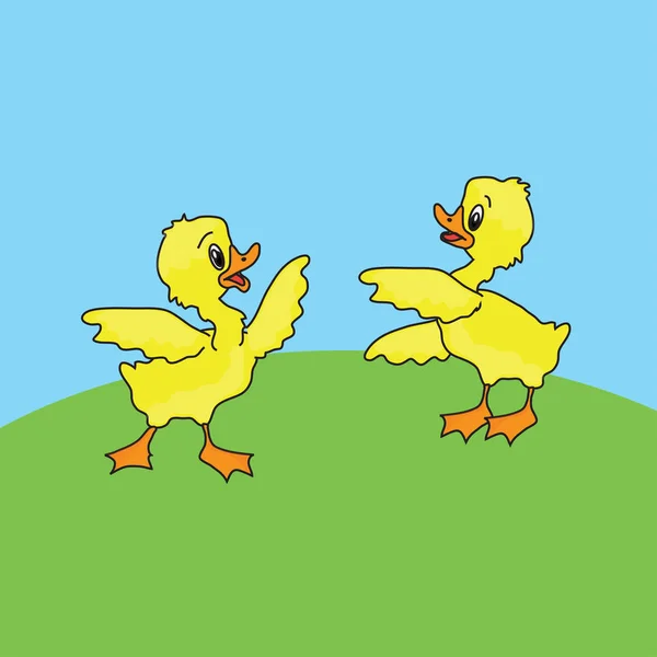 Two yellow ducks claim