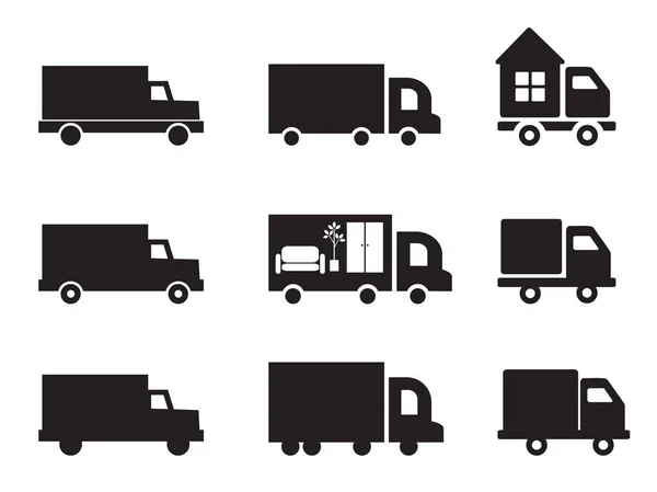 Truck Moving Vector Illustration — Stock Vector
