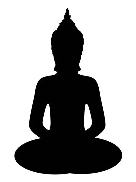 Buddha Lotus Position Illustration — Stock Photo, Image