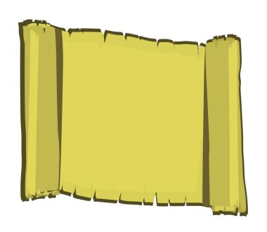 Beyaz arka plan üzerine vintage kağıt. Vektör çizimi.