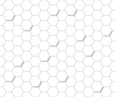 Vektör sorunsuz arka plan beyaz peteğin ile.