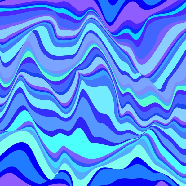 Векторний Яскравий Абстрактний Хвилястий Фон — стоковий вектор