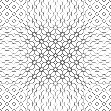 Vektör sorunsuz arka plan siyah ve beyaz sekizgenler ile.