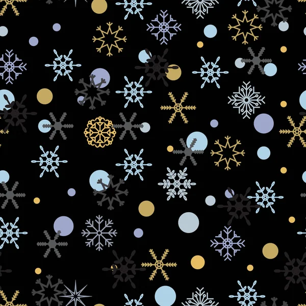 矢量无缝模式背景 圣诞快乐 新年快乐 — 图库矢量图片