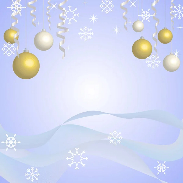 Vektor Weihnachtskarten Vorlage Mit Schneeflocken Und Platz Für Text Frohe — Stockvektor