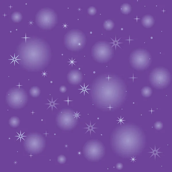 Vector Fundo Abstrato Com Estrelas Flocos Neve Feliz Natal Feliz — Vetor de Stock