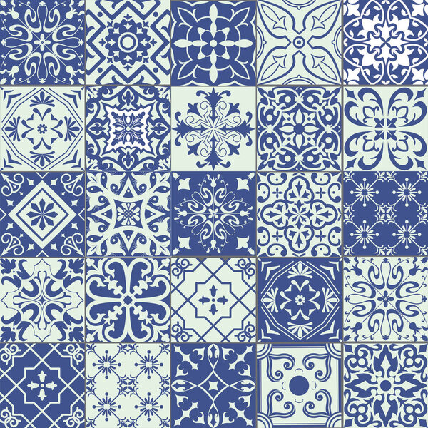 set of portuguese tiles