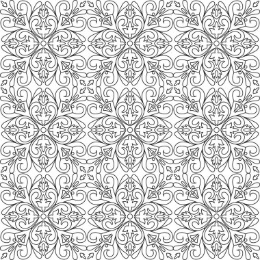 Portekiz tarzında pürüzsüz fayanslar. Hollanda, Portekiz, İspanyol ve İtalyan tarzında arka ve beyaz mozaik arka plan.