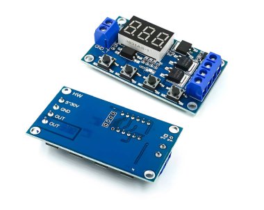 Dijital zaman gecikmesi DC 12V 24V Elektronik Modül Devre Panosu