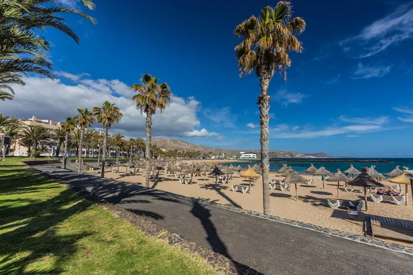 Ünlü plajlarından Tenerife, Playa las Americas ve Playas Del Camison güneşli.
