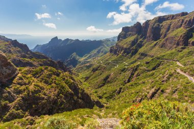 Masca Sea view, Tenerife, İspanya'nın en çok ziyaret edilen turistik