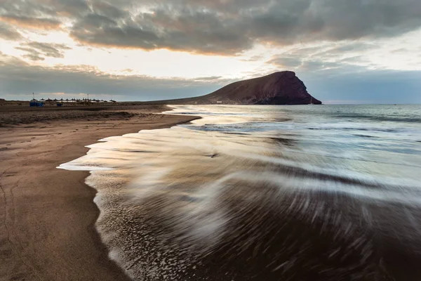 Strand Tejita Und Besonderes Naturschutzgebiet Roter Berg Teneriffa Spanien Fotografie — Stockfoto