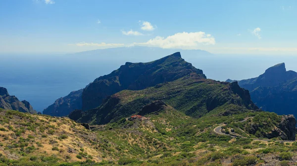 Sight Mountain Gomera Island Tenerife Masca Village — Stock Photo, Image