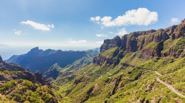 Masca Sea view, Tenerife, İspanya'nın en çok ziyaret edilen turistik
