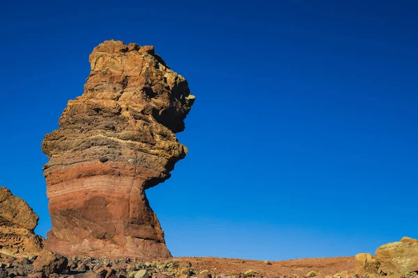 Roque Cinchado Unieke Rotsformatie Teide Nationaal Park Tenerife Canarische Eilanden — Stockfoto