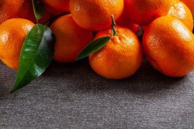 Taze sulu mandalina, kış zamanı meyveleri.. 