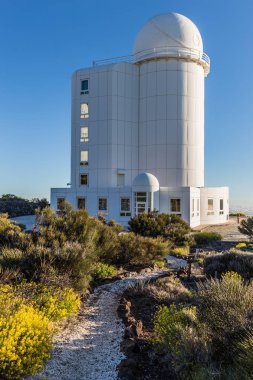 Teide astronomik Gözlemevi Tenerife Adası, İspanya.