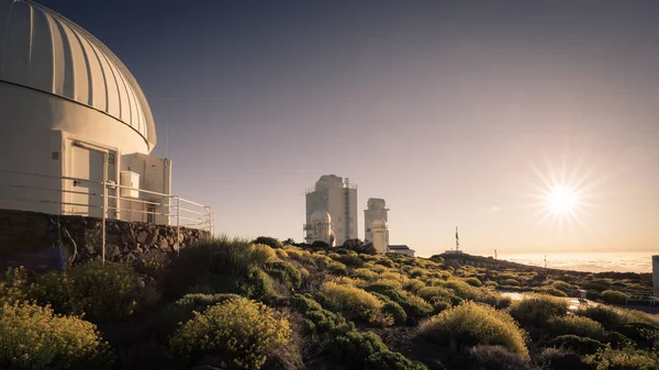 Teide Astronomisches Observatorium Auf Der Insel Teneriffa Spanien — Stockfoto