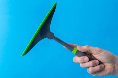 El camsil, izole fotoğraf tutar.