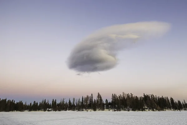 Funny cloud looks like hammer.