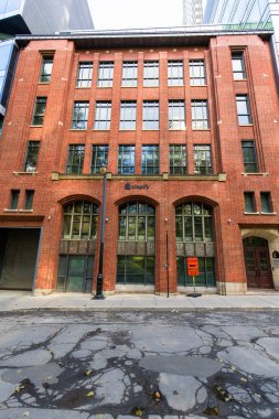 Montreal 'deki mağaza ofisleri. Kimse.