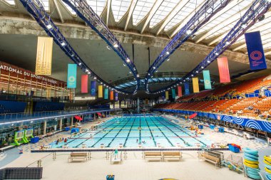 Montreal, Kanada 'da olimpik yüzme havuzu
