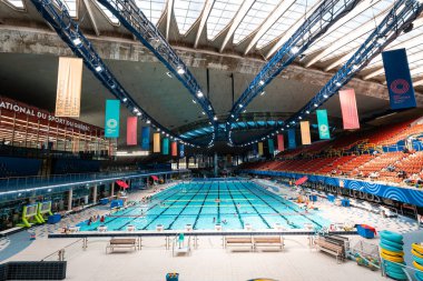 Montreal, Kanada 'da olimpik yüzme havuzu