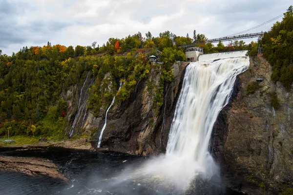 Vista Montmorency Cae Quebec Canadá Nadie — Foto de Stock