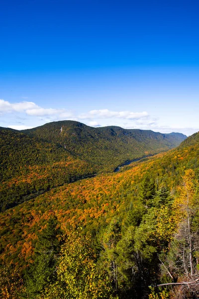 Panoramisch Uitzicht Bergen Het Nationale Park Van Jacques Cartier Quebec — Stockfoto