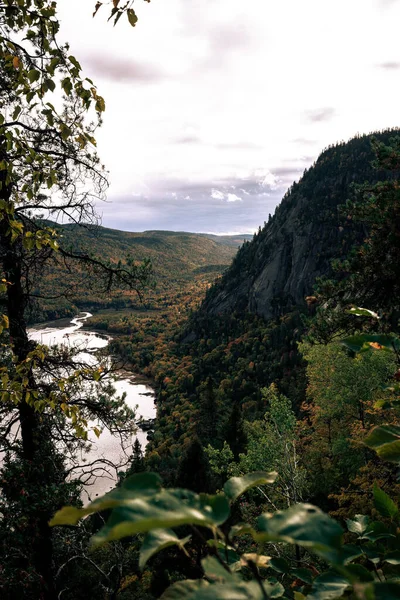 Vista Fiorde Sagenay Floresta Quebec Canadá Quebec Canadá — Fotografia de Stock