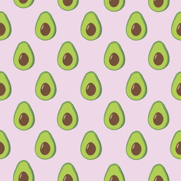 Avokado, baskı, kumaş ve organik, vegan, ham ürün ambalajları için kusursuz desen. Eko ve sağlıklı yiyecekler için doku