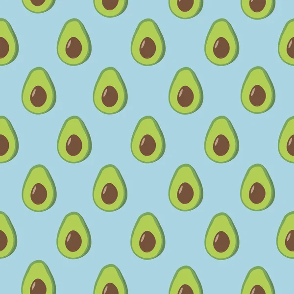 Avokado, baskı, kumaş ve organik, vegan, ham ürün ambalajları için kusursuz desen. Eko ve sağlıklı yiyecekler için doku