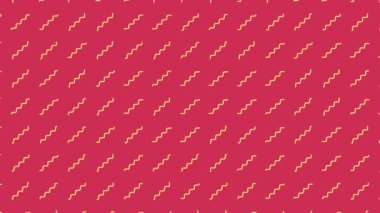 Renkli dalga çizgisi animasyonu. Fütüristik geometrik desenler 4k arka plan hareket. Düz 2d arka plan animasyonu. Kıvrımlı çizgiler. Sorunsuz döngü.