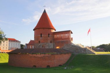 Kaunas, Litvanya Ortaçağ Kalesi gün zaman