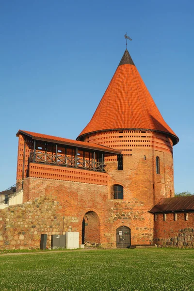 Kaunas, Litvanya Ortaçağ Kalesi gün zaman